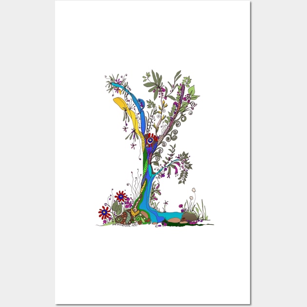 Tree of Life 13 - The Fairy Tree Wall Art by wiccked